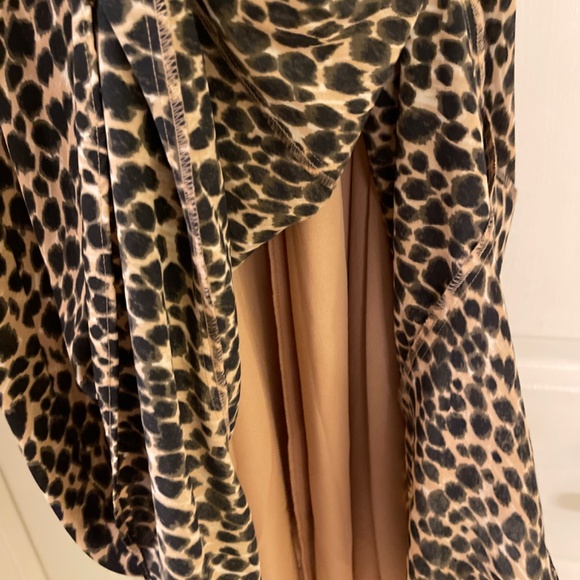 J. Crew Factory Ruffleneck Leopard Dress - Picture 6 of 14